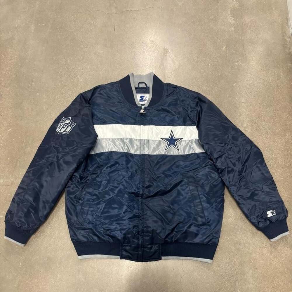 Starter Dallas Cowboys NFL Quilt Lined Full-Zip Jacket